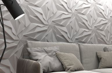 Panel 3D Zelia - inspiracja origami