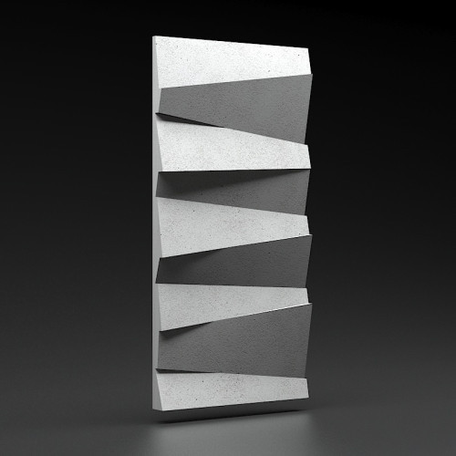 Panel 3D Zicaro Aquira Gray Rock