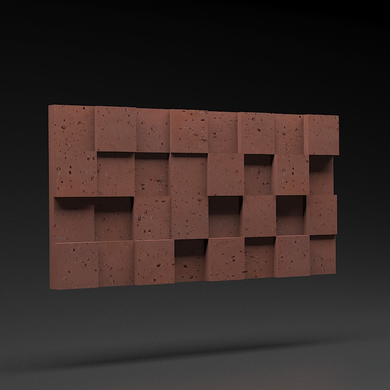 Panel 3D Panel 3D Zicaro Pixel Lava