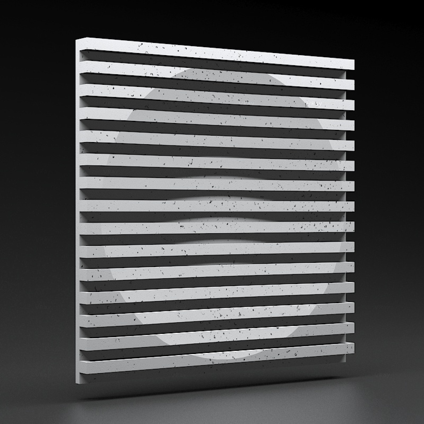 Panel 3D Zicaro Raxer White Flash