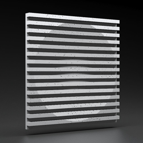 Panel 3D Zicaro Raxer White Flash