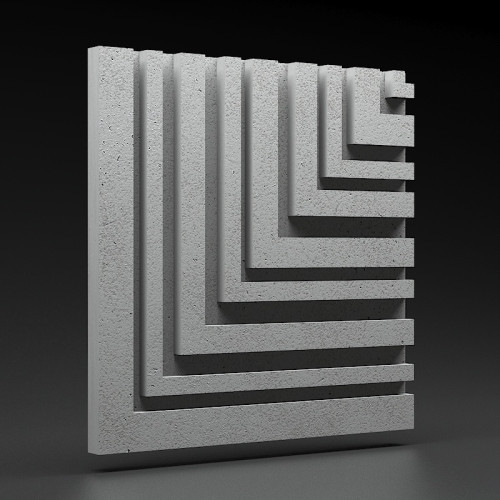 Panel 3D Zicaro Terra L Gray Rock