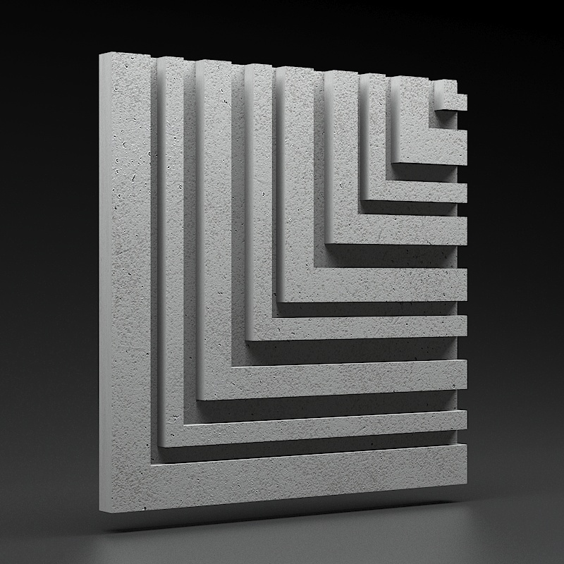 Panel 3D Panel 3D Zicaro Terra L Gray Rock