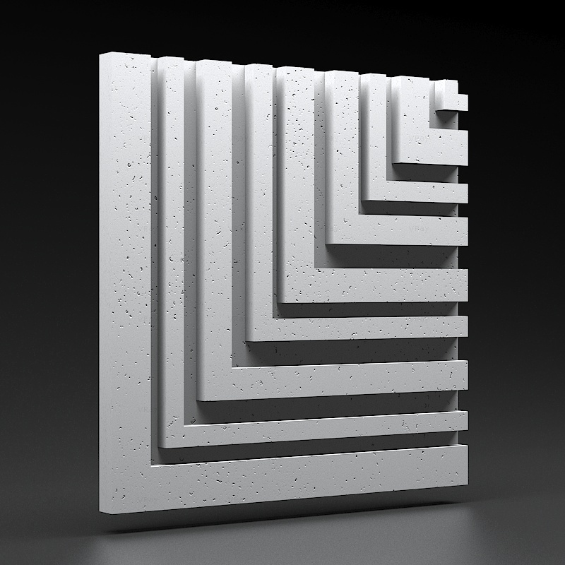 Panel 3D Panel 3D Zicaro Terra L White Flash