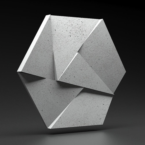 Panel 3D Zicaro Zaria Gray Rock
