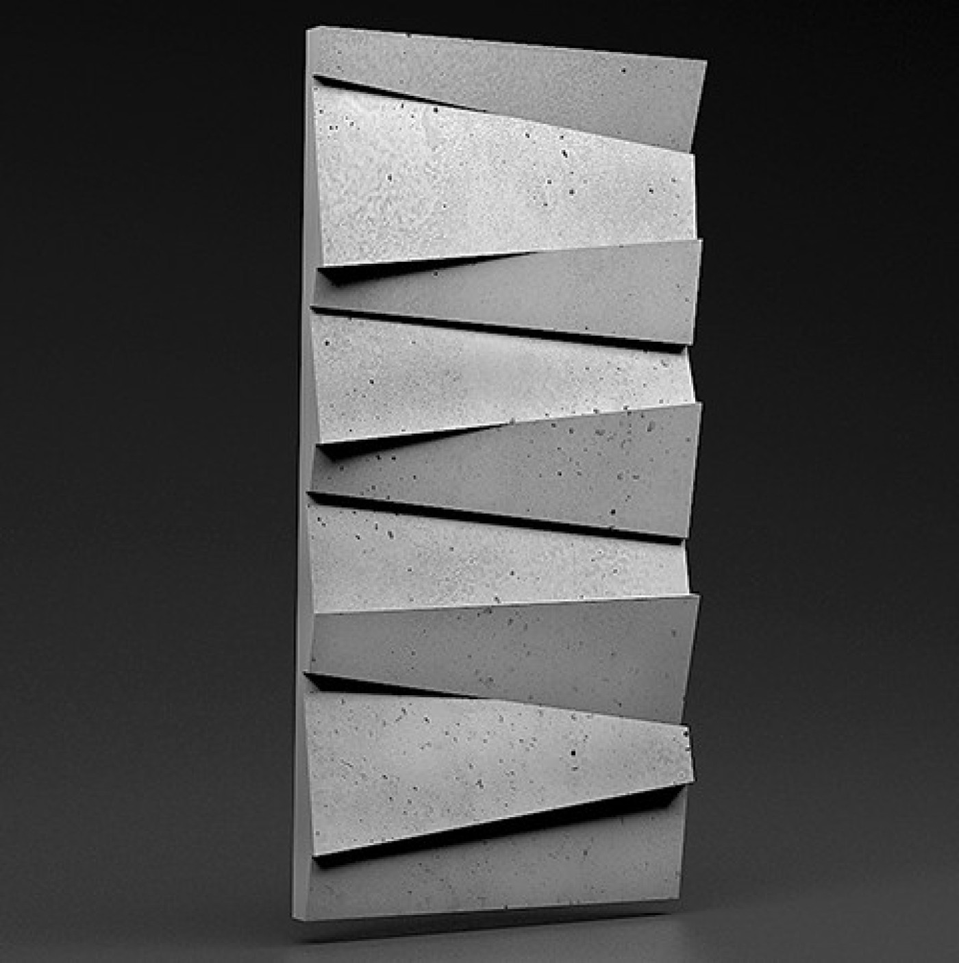 Panel 3D Zicaro Aquira Gray Rock