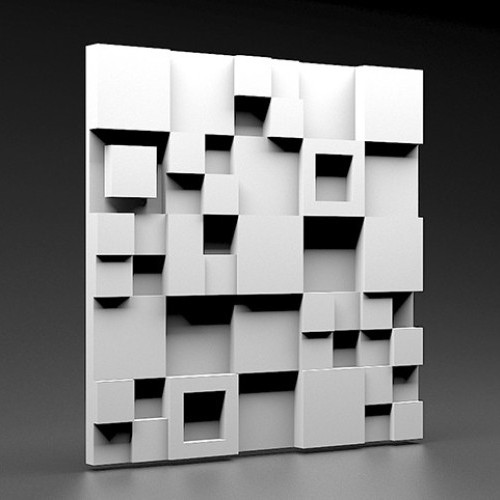 Panel 3D Zicaro Luna White Flash