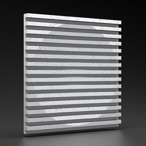 Panel 3D Zicaro Raxer White Flash