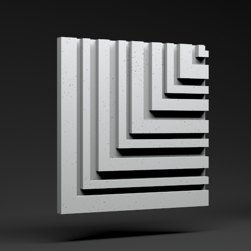 Panel 3D Panel 3D Zicaro Terra L White Flash