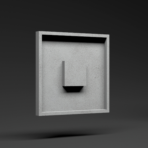 Panel 3D Panel 3D Zicaro Vega 2 Gray Rock