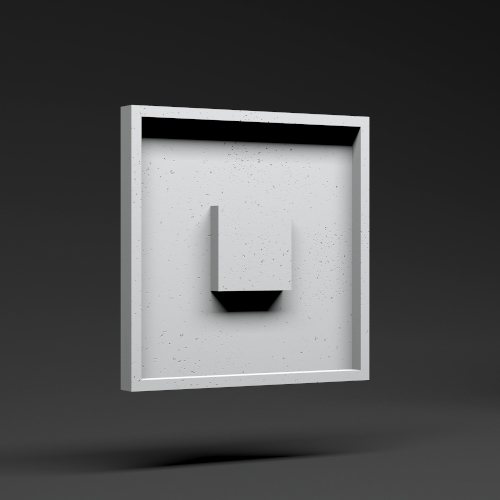 Panel 3D Panel 3D Zicaro Vega 2 White Flash